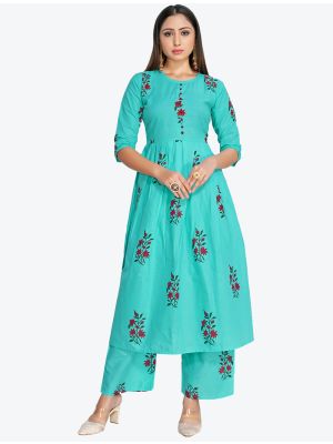 aqua pure rayon kurti with pant fabku20316