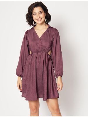 wine soft viscose stylish designer tunic fabku20812