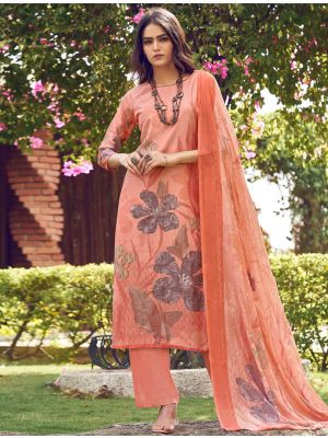 Coral Muslin Digital Printed Elegant Salwar Kameez small FABSL22028
