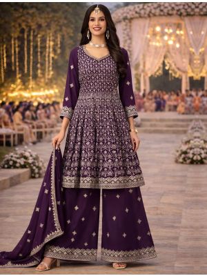 Shop Purple Women's Pakistani Suits Online | Fabanza UK