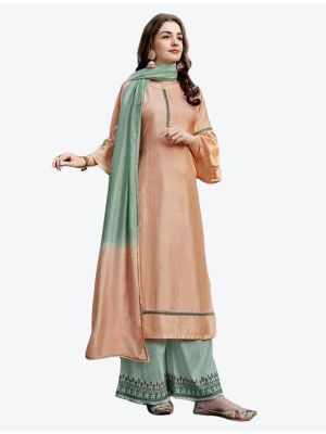 Pink Rayon Straight Suit with Dupatta small FABSL20225