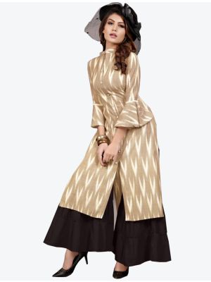 /theethnicworld/202101/light-brown-slub-cotton-kurti-with-sarara-bottom-fabku20161.jpg