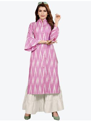 /theethnicworld/202101/pink-slub-cotton-kurti-with-sarara-bottom-fabku20166.jpg