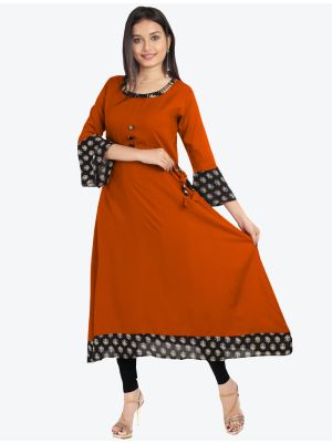 /theethnicworld/202102/dark-orange-rayon-long-kurti-fabku20256.jpg