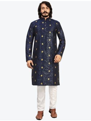 /theethnicworld/202102/navy-blue-pure-art-silk-kurta-with-pajama-fabme20075.jpg