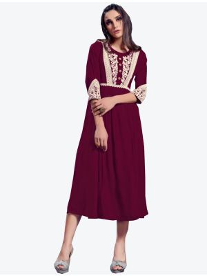 /theethnicworld/202102/wine-pure-rayon-designer-kurti-fabku20271.jpg