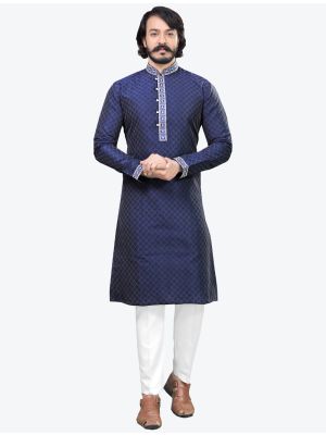 /theethnicworld/202103/navy-blue-jacquard-silk-kurta-with-pajama-fabme20097.jpg