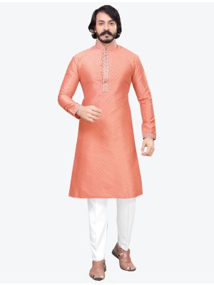 /theethnicworld/202103/peach-jacquard-silk-kurta-with-pajama-fabme20099.jpg