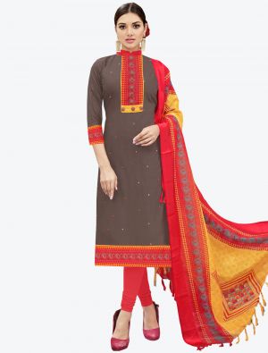 /stylee-lifestyle/202101/brown-cotton-churidar-suit-with-dupatta-fabsl20274.jpg