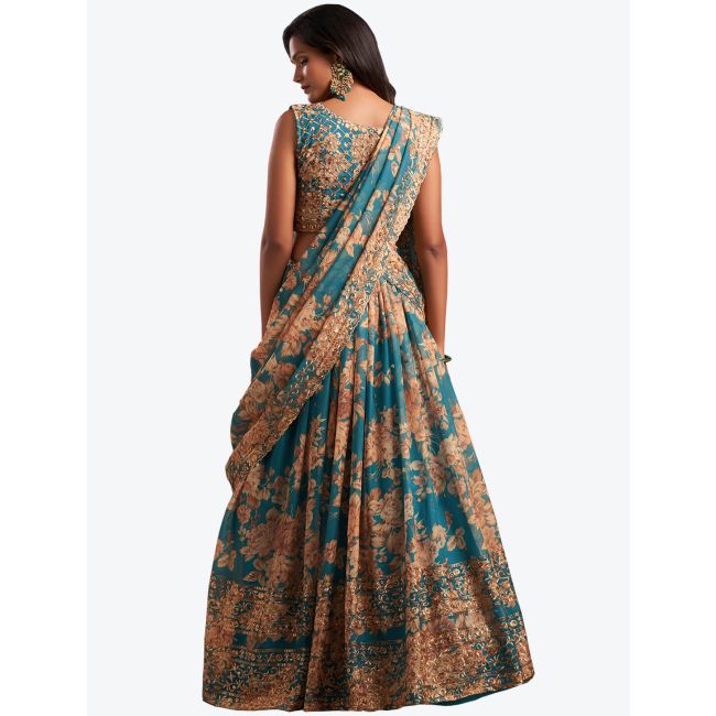 strapless open back dress Beautiful Designer Lehenga Choli Suits Pakistani Indian Wedd