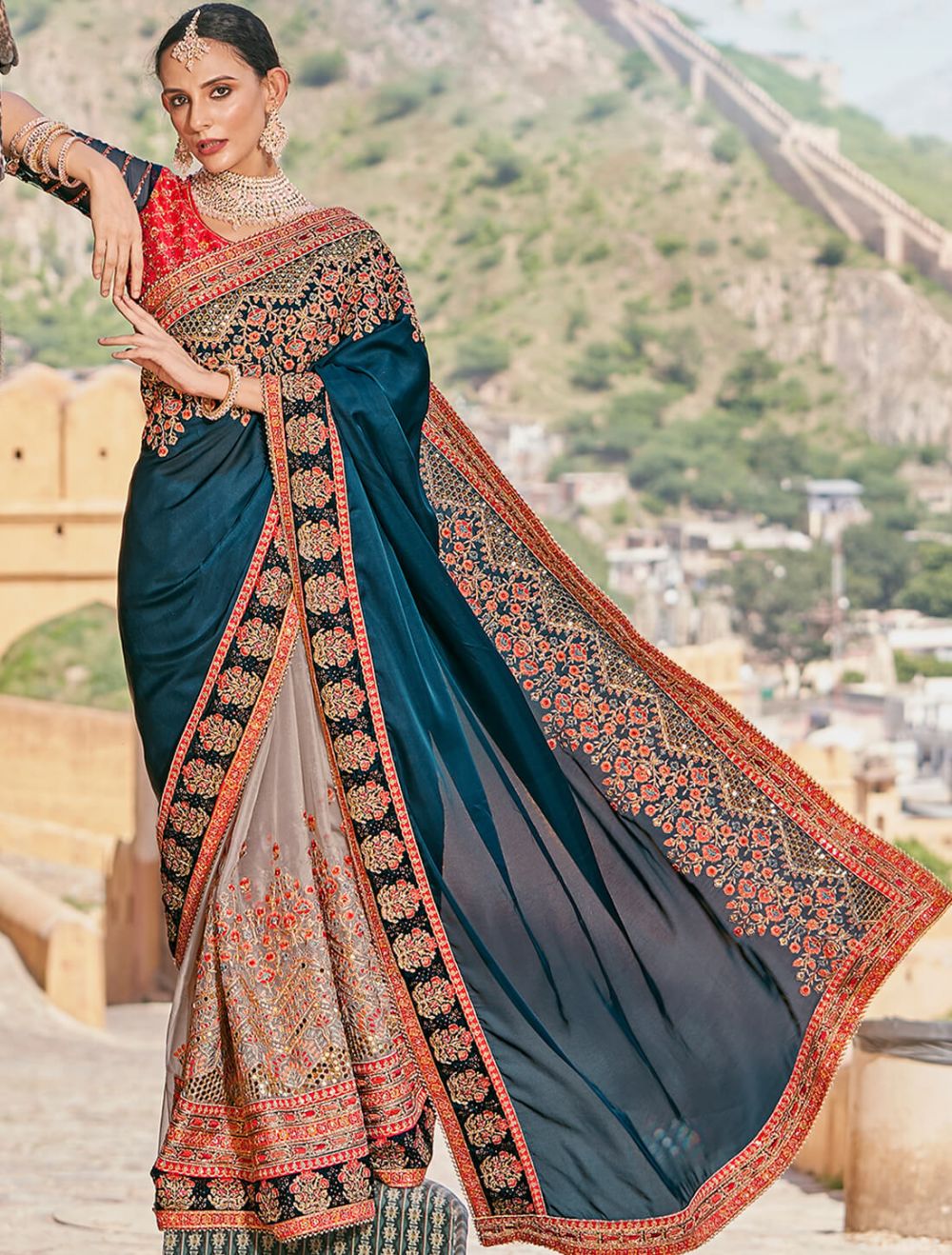 Sareeinternational Studded with 20000 Diamonds this Pretty Designer Saree  Priced just ₹2940/- plus shipping we care fo… | Fancy sarees, Bridal saree, Saree  designs