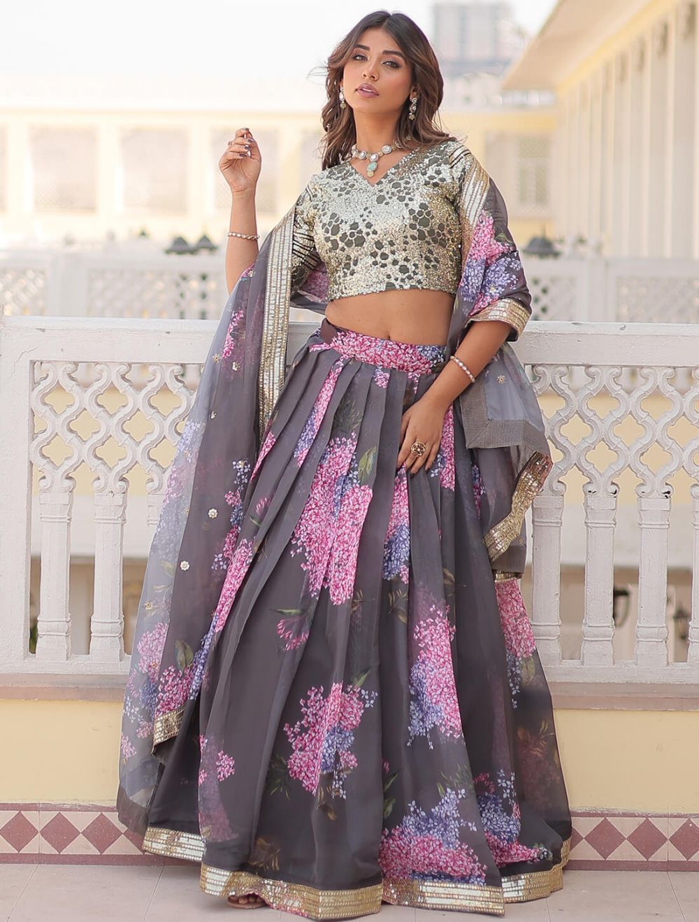 Party wear lehenga on sale